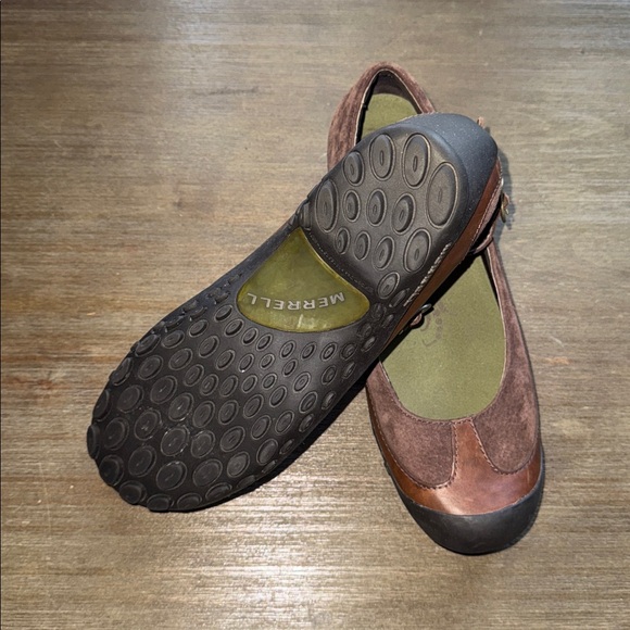 Merrell Plaza MJ Saddle Shoe Brown Leather - Picture 3 of 3